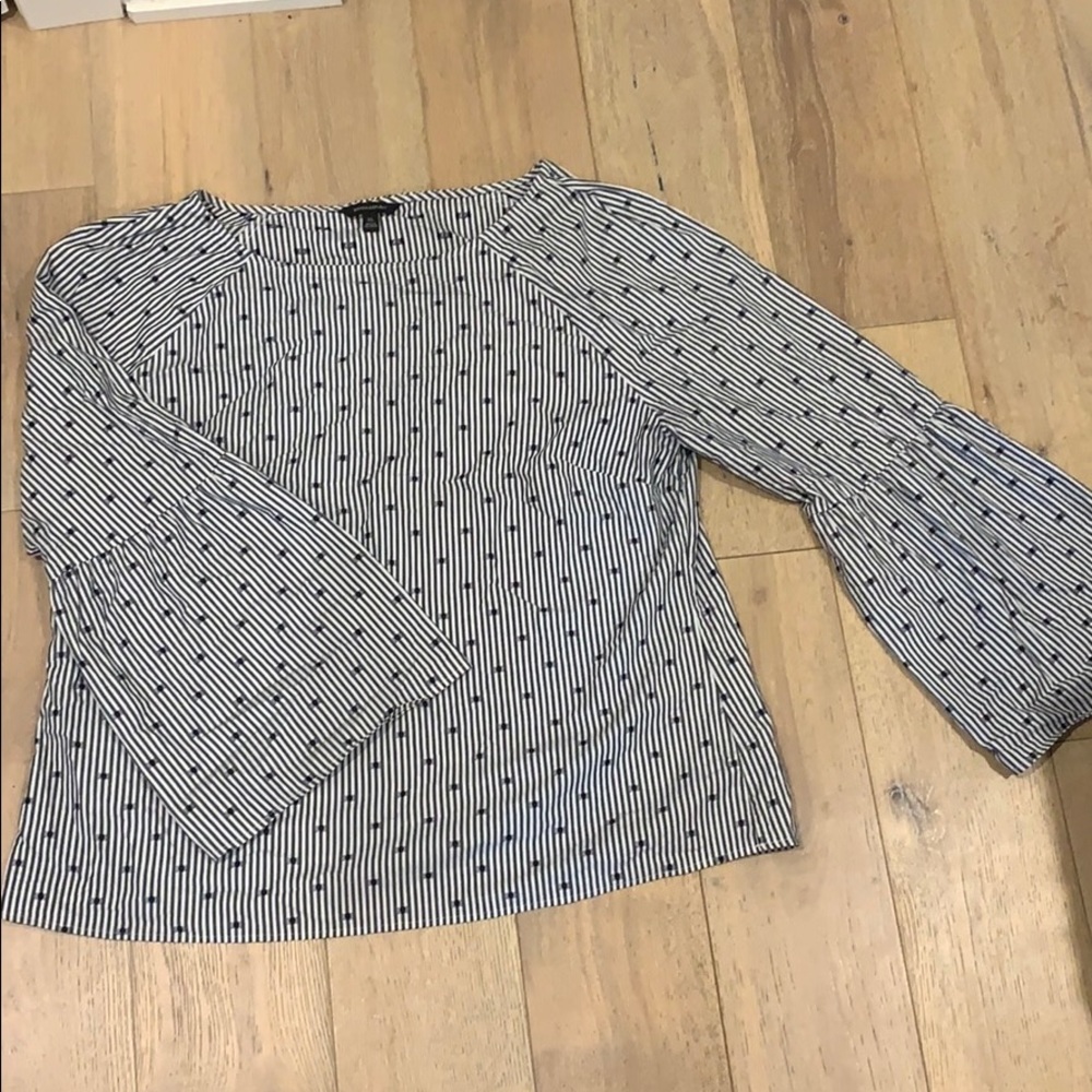 Banana Republic Blouse with Bell Bottom Sleeves